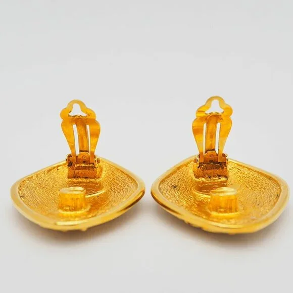 CHANEL Gold Earrings